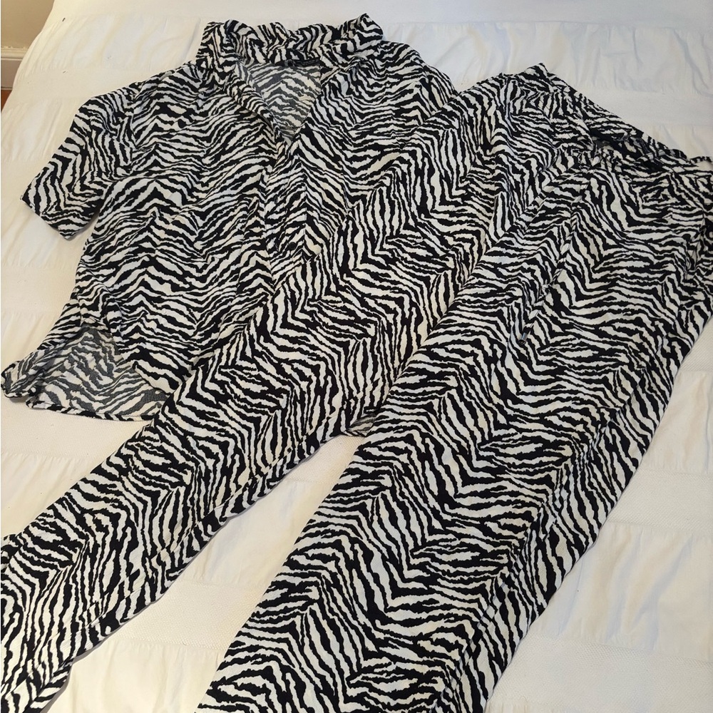 Zara, Zebra Print Women's Jumpsuit